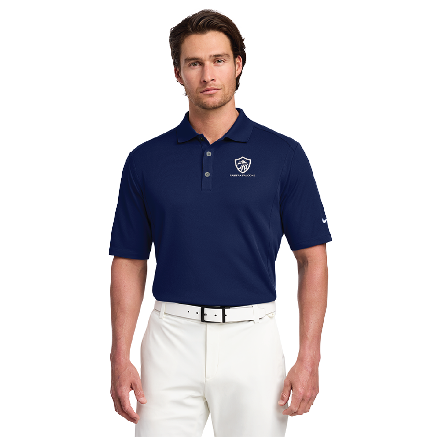 NWBA Officially Licensed - Fairfax Falcons - Men's Nike Dri-FIT Polo