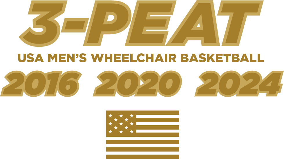NWBA Officially Licensed: "MEN'S 3-PEAT" - MENS Performance Shirt