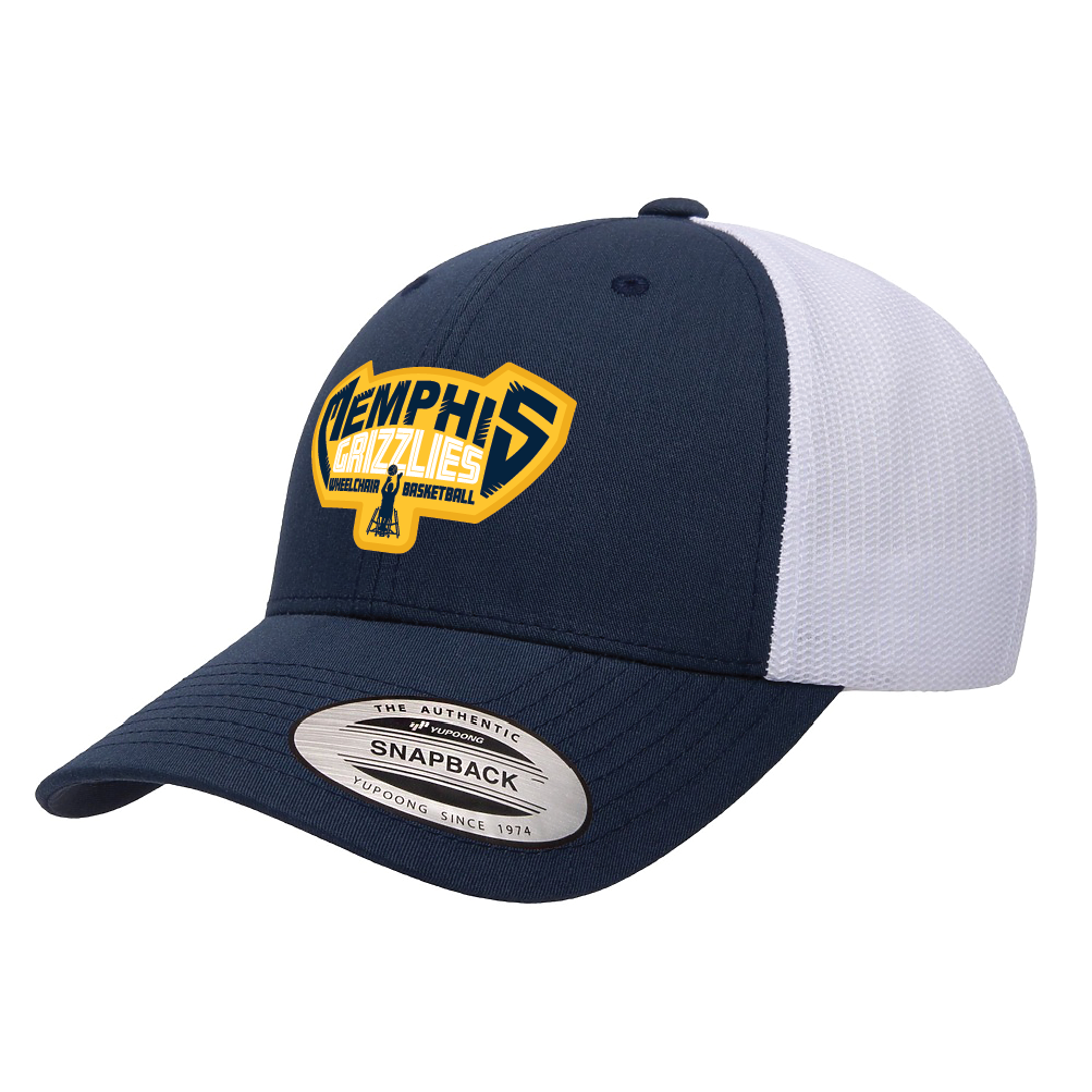 NWBA Officially Licensed - Memphis Rollin' Grizzlies - Trucker Style Cap