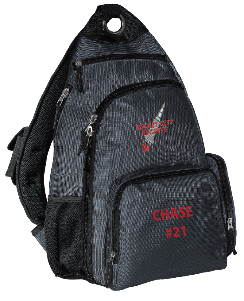 NWBA Officially Licensed - Rocket City Rockets - Sling Style Backpack