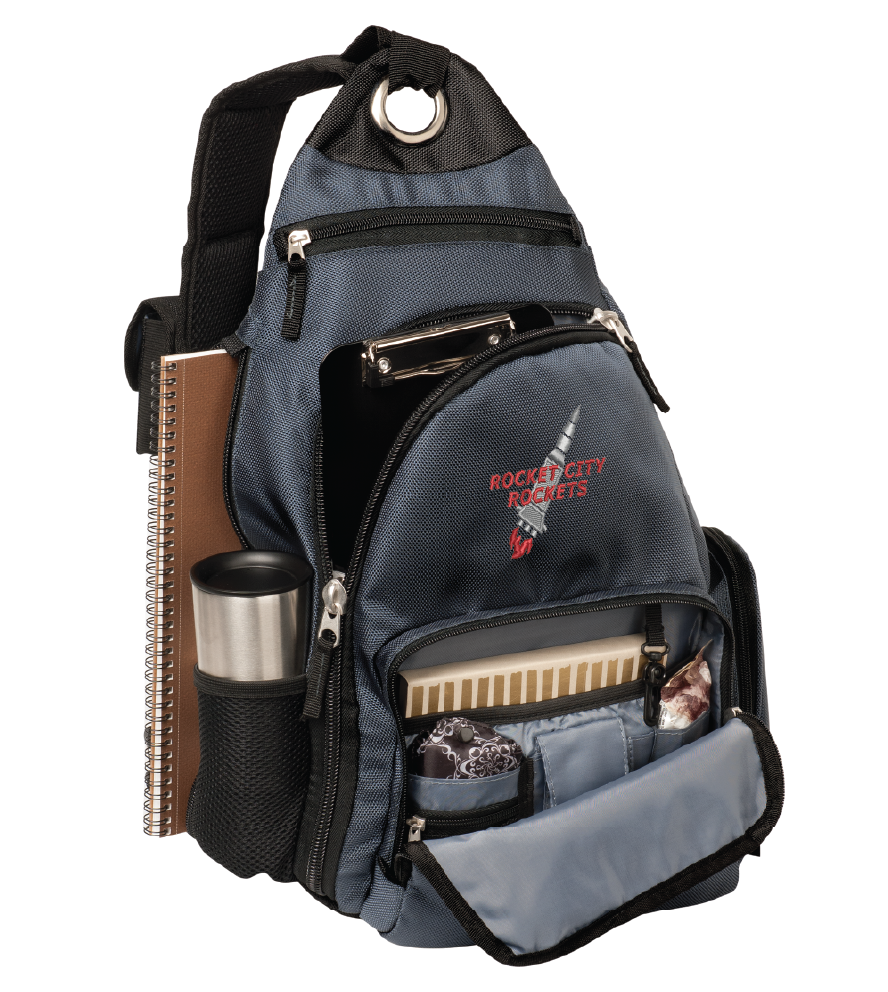 NWBA Officially Licensed - Rocket City Rockets - Sling Style Backpack