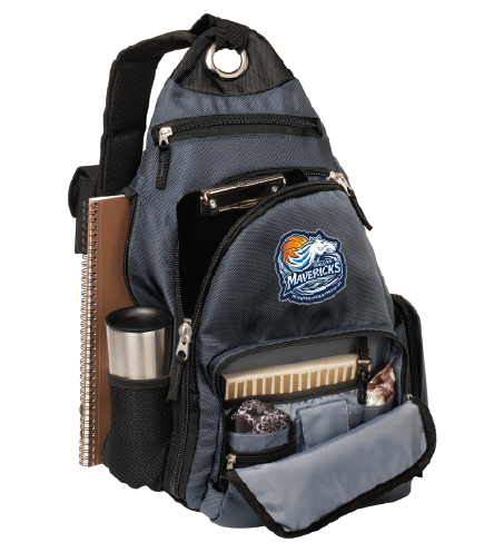 NWBA Officially Licensed - Dallas Jr Wheelchair Mavericks - Sling Style Backpack