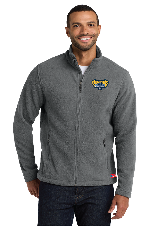 NWBA Officially Licensed - Memphis Rollin' Grizzlies - Men's Heavy Microfleece Jacket