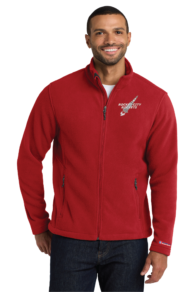 NWBA Officially Licensed - Rocket City Rockets - Men's Microfleece Jacket