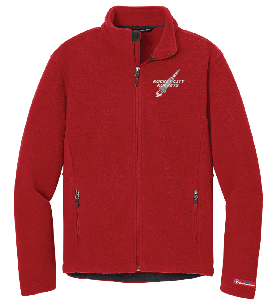 NWBA Officially Licensed - Rocket City Rockets - Men's Microfleece Jacket