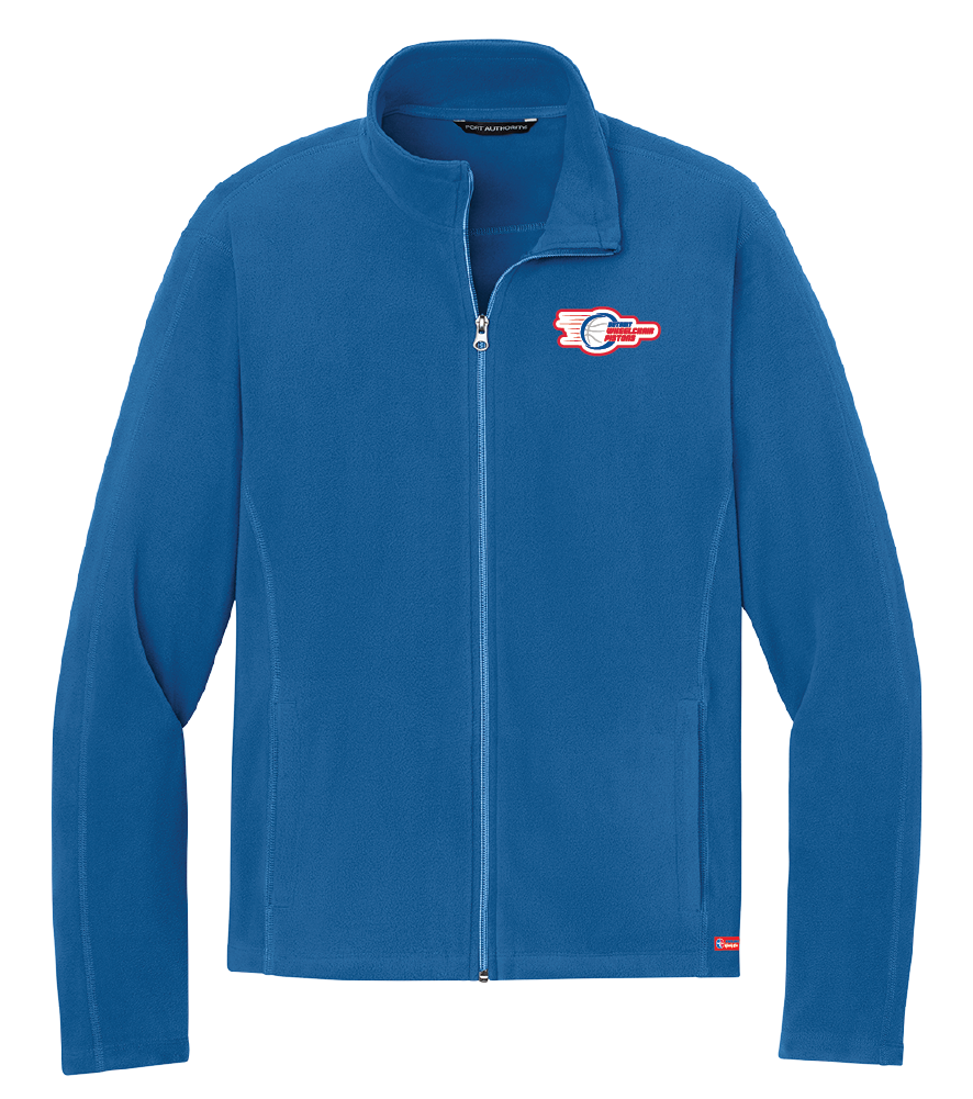 NWBA Officially Licensed - Detroit Wheelchair Pistons - Men's Light Microfleece Jacket