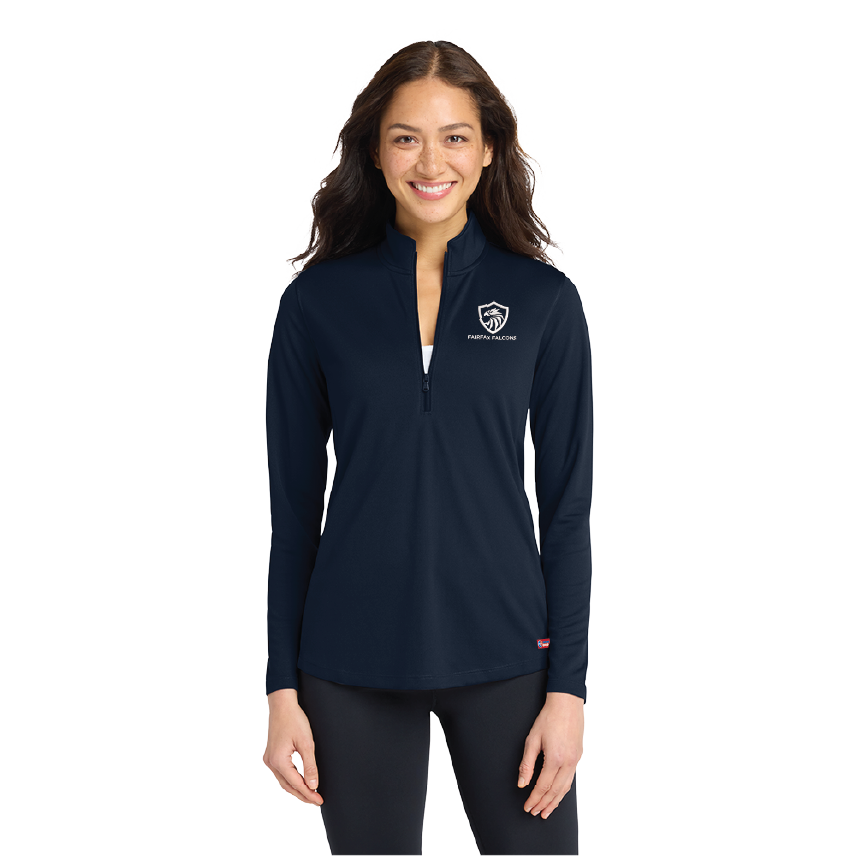 NWBA Officially Licensed - Fairfax Falcons - Women's Performance 1/4 Zip