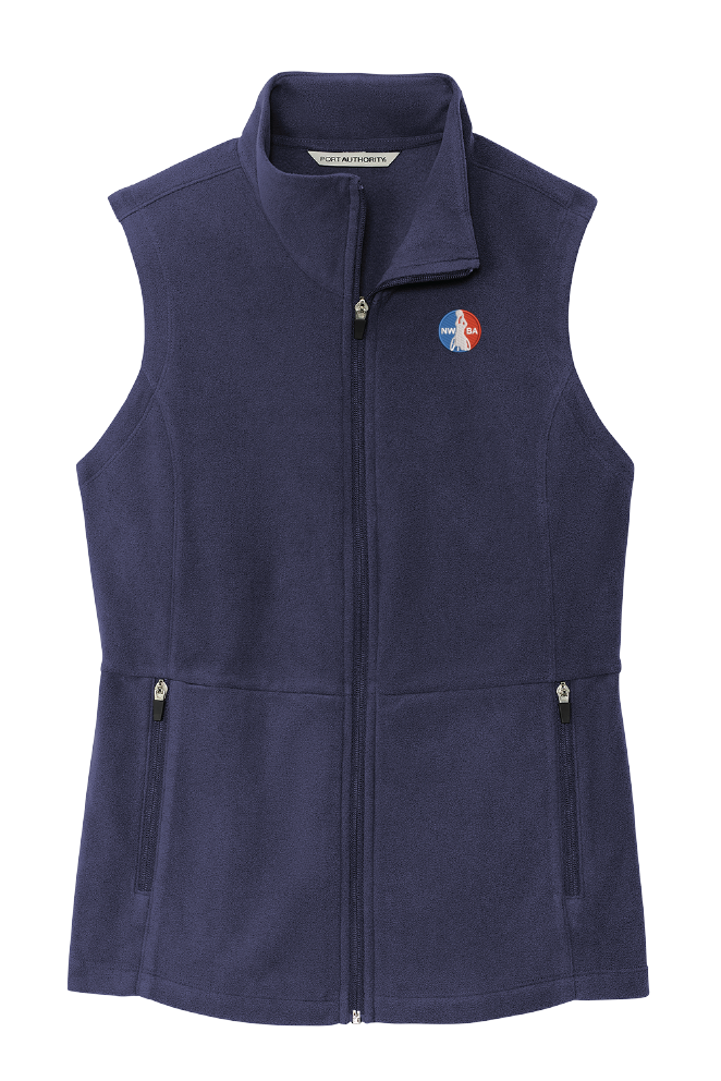 NWBA Officially Licensed - "Port Authority® Women's Accord Microfleece Vest"
