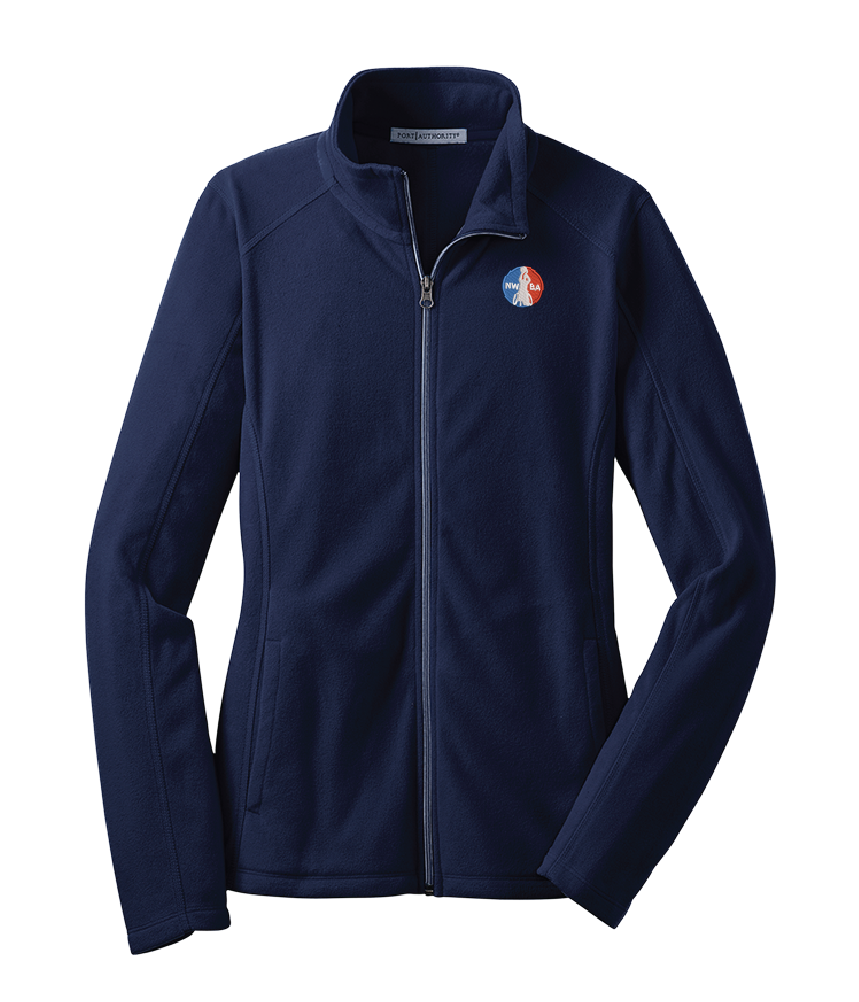 NWBA Officially Licensed - "Port Authority® Women's Microfleece Jacket"