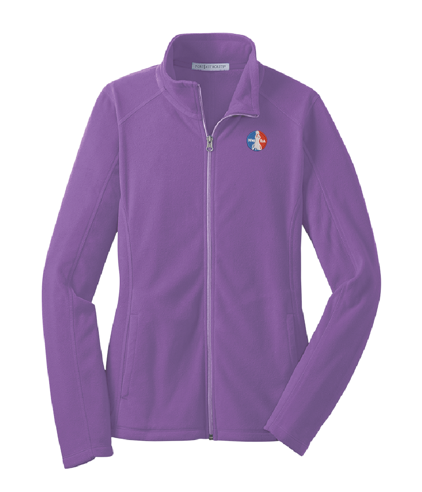NWBA Officially Licensed - "Port Authority® Women's Microfleece Jacket"