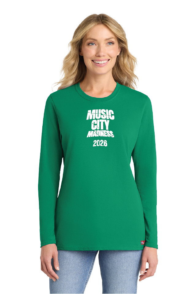 NWBA Officially Licensed - 2026 Music City Madness - Women's - L/S T-Shirt - Cotton