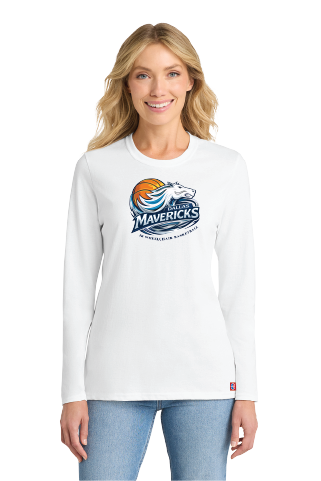 NWBA Officially Licensed - Dallas Jr Wheelchair Mavericks - Women's - L/S T-Shirt - Cotton