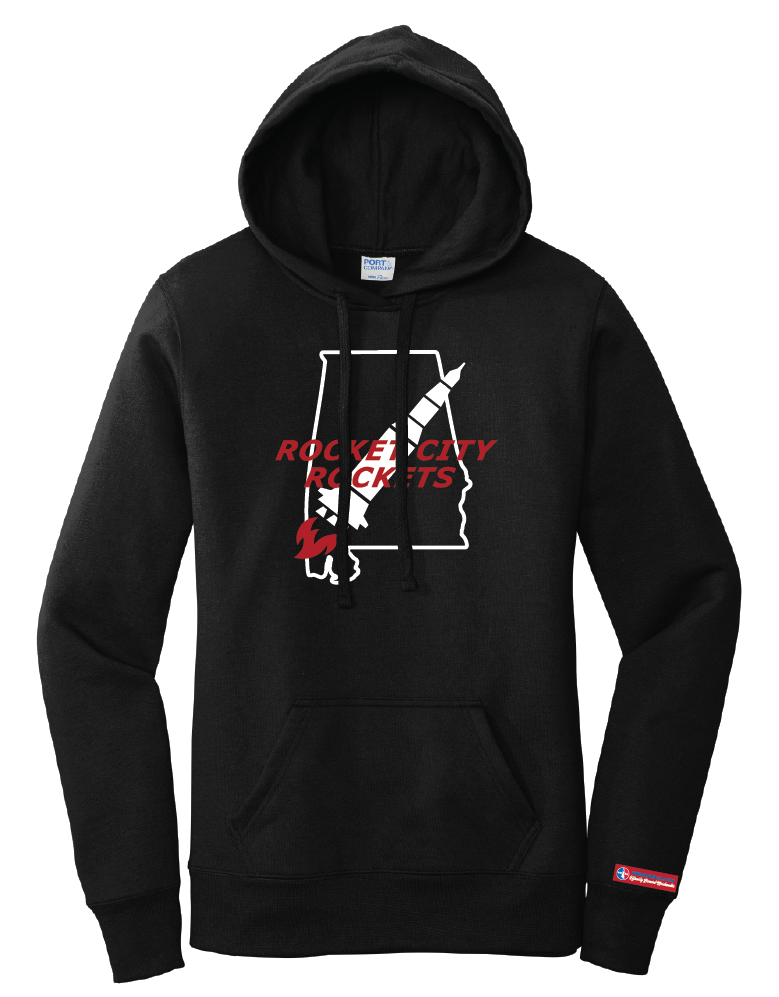 NWBA Officially Licensed - Rocket City Rockets - Women's Fleece Hoodie