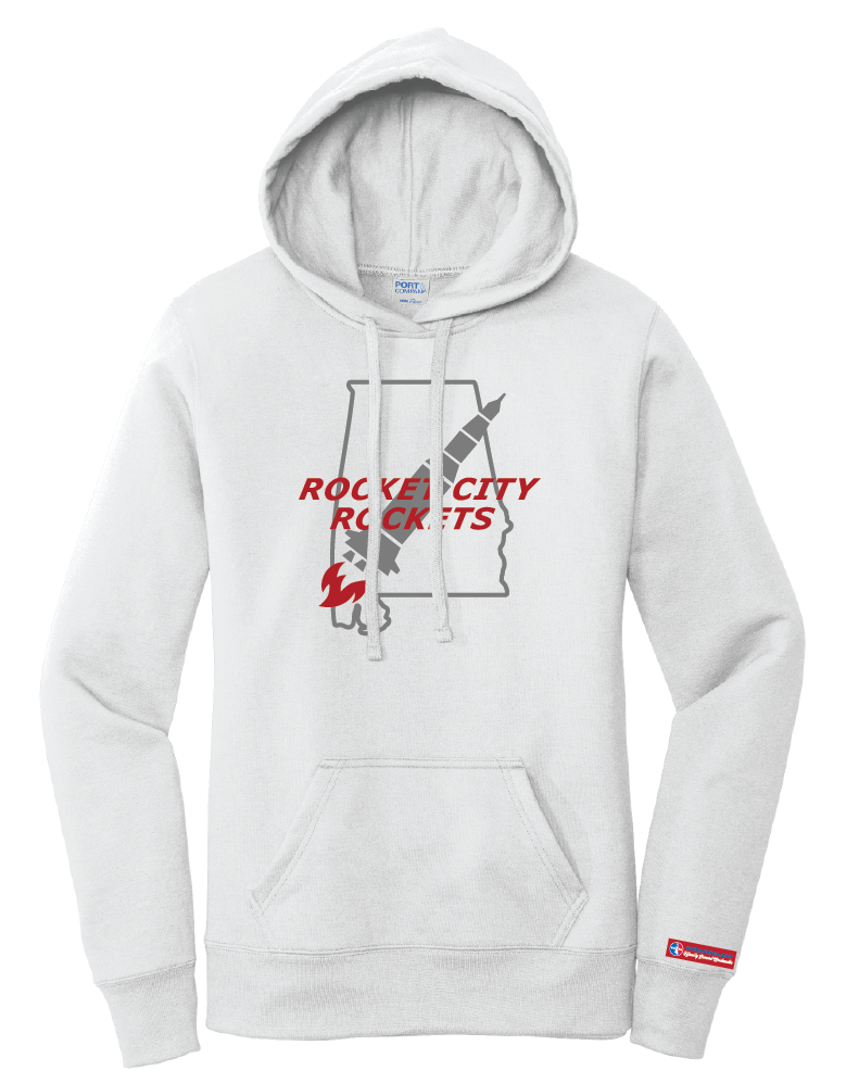NWBA Officially Licensed - Rocket City Rockets - Women's Fleece Hoodie