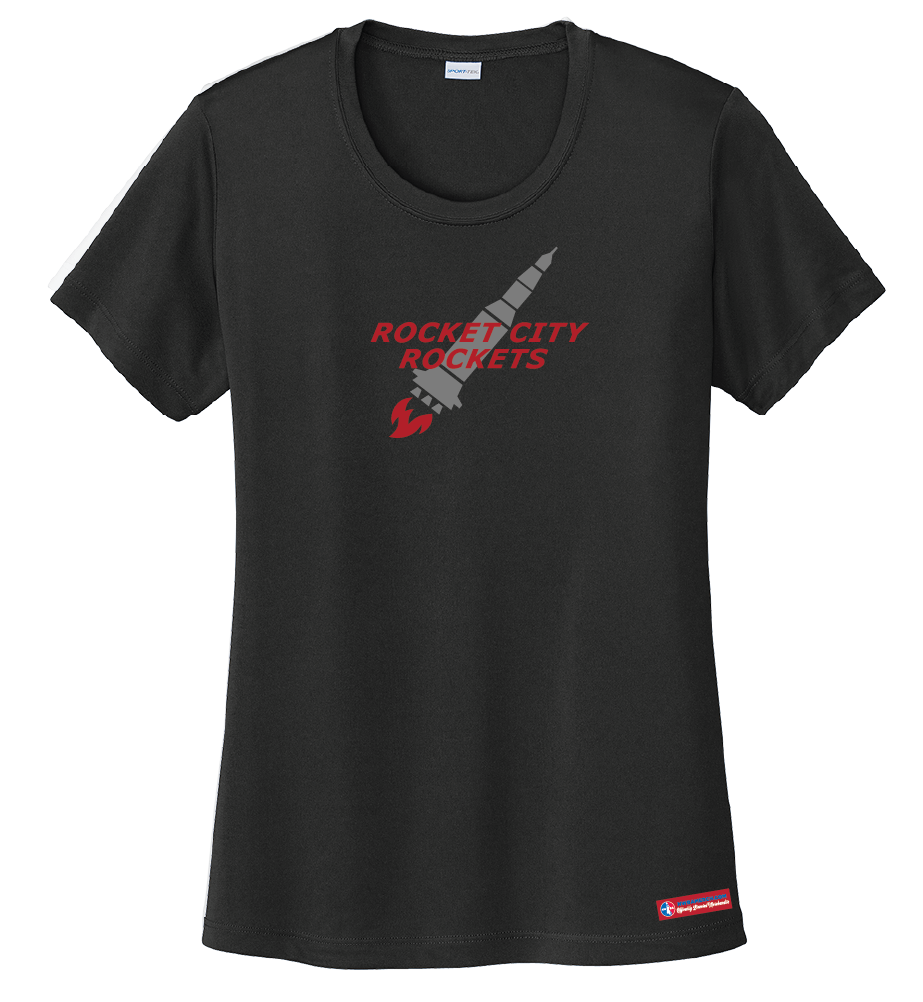 NWBA Officially Licensed - Rocket City Rockets - Women's - T-Shirt - Performance