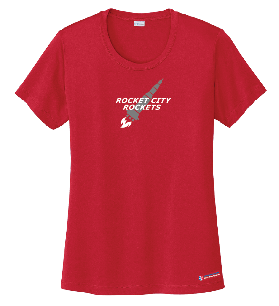 NWBA Officially Licensed - Rocket City Rockets - Women's - T-Shirt - Performance