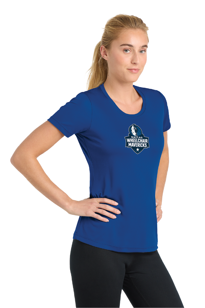 NWBA Officially Licensed -Dallas Wheelchair Mavericks - Women's - T-Shirt - Performance