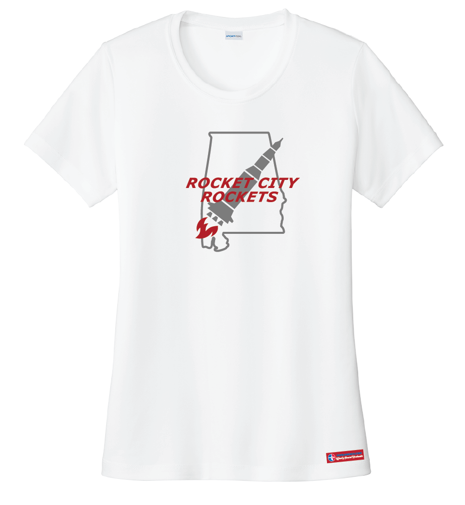 NWBA Officially Licensed - Rocket City Rockets - Women's - T-Shirt - Performance