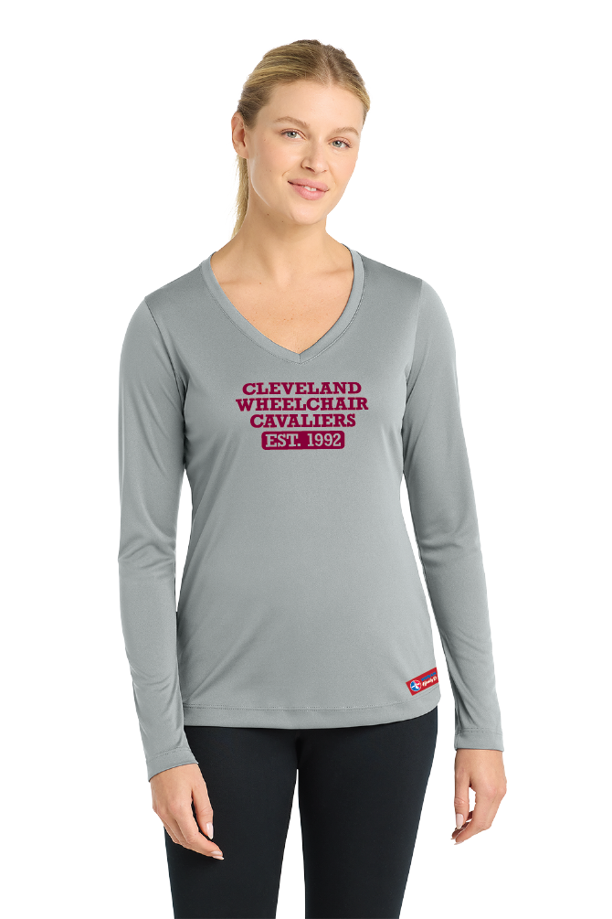 NWBA Officially Licensed - Cleveland Wheelchair Cavaliers - Women's - L/S T-Shirt - Performance