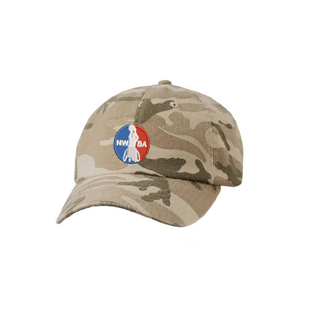 NWBA Officially Licensed - "NWBA MEDALLION" - DAD STYLE CAP