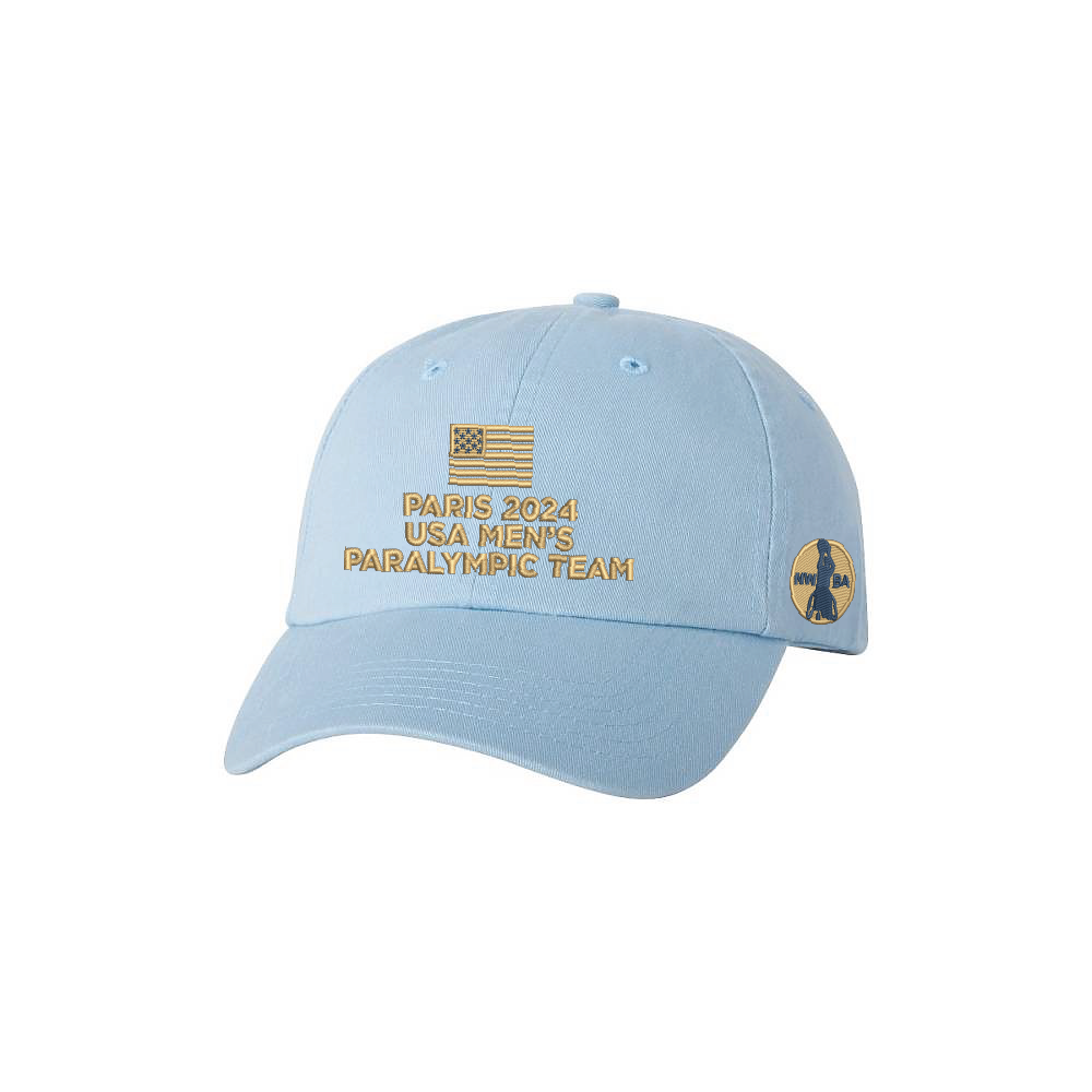 NWBA Officially Licensed - "MEN'S TEAM FLAG" - DAD STYLE CAP