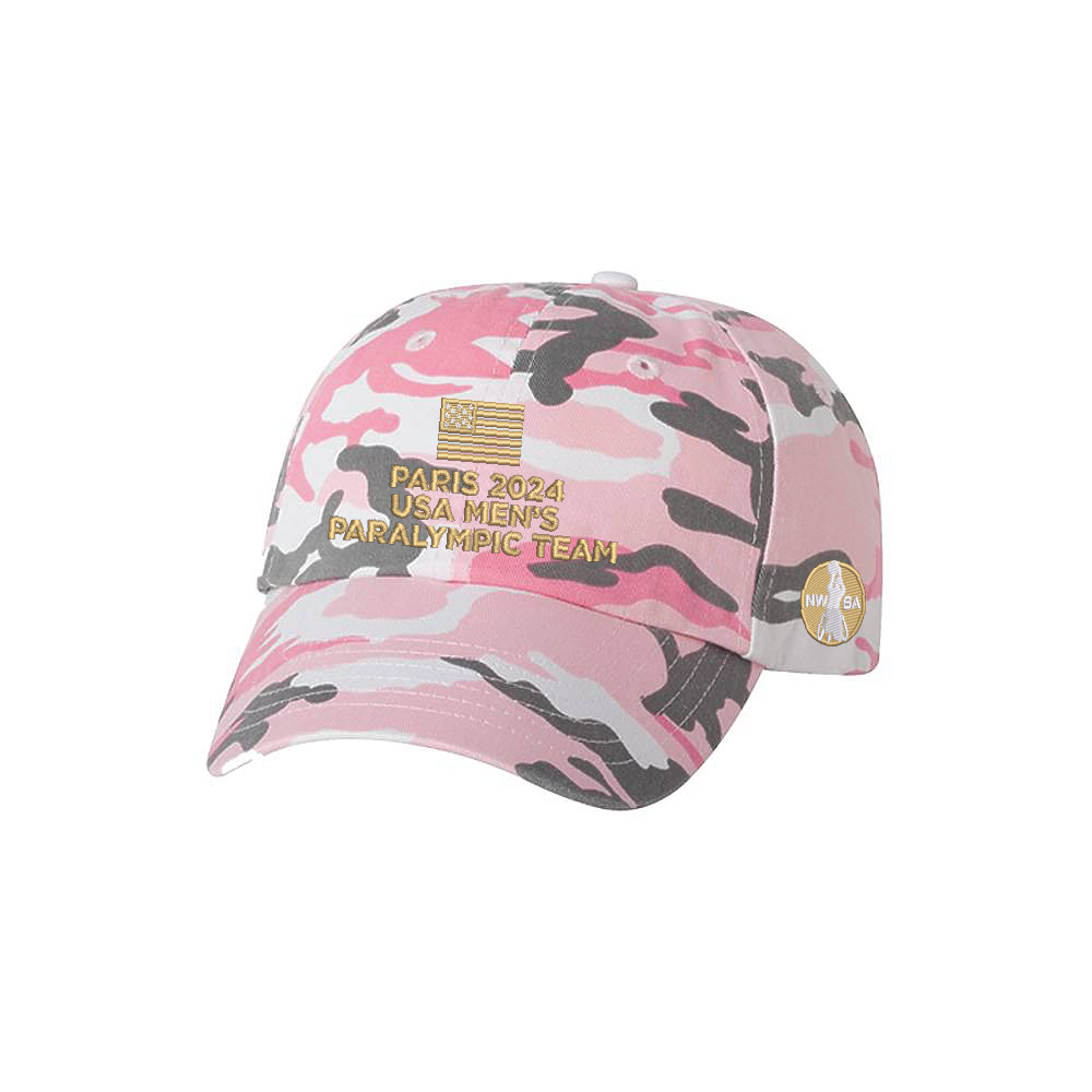 NWBA Officially Licensed - "MEN'S TEAM FLAG" - DAD STYLE CAP