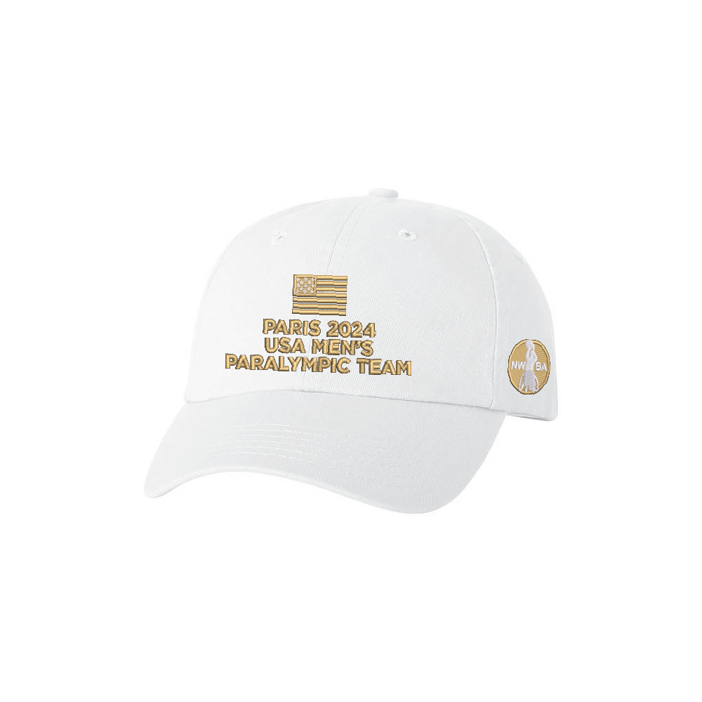 NWBA Officially Licensed - "MEN'S TEAM FLAG" - DAD STYLE CAP