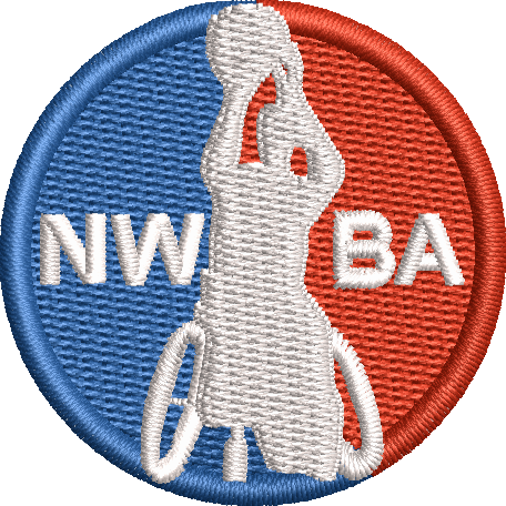NWBA Officially Licensed: Embroidered NWBA Medallion - Mens Paragon PA164 1/4 ZIP