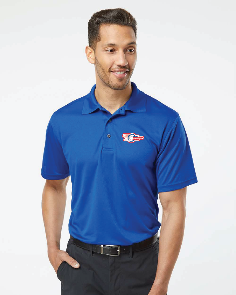 NWBA Officially Licensed: Detroit Wheelchair Pistons - Men's - Performance Polo