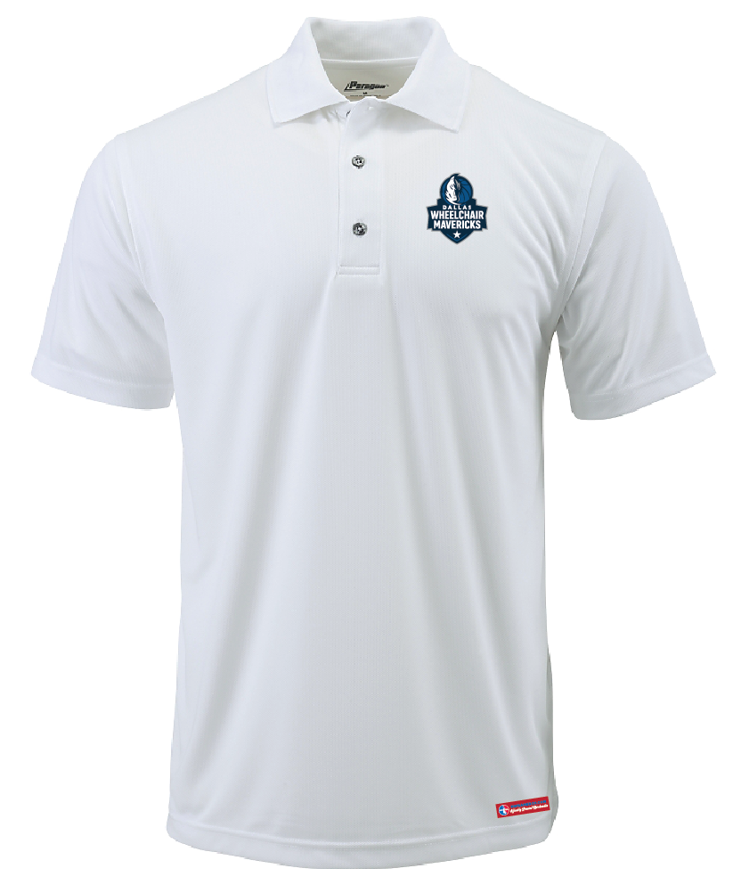 NWBA Officially Licensed: Dallas Wheelchair Mavericks - Men's - Performance Polo