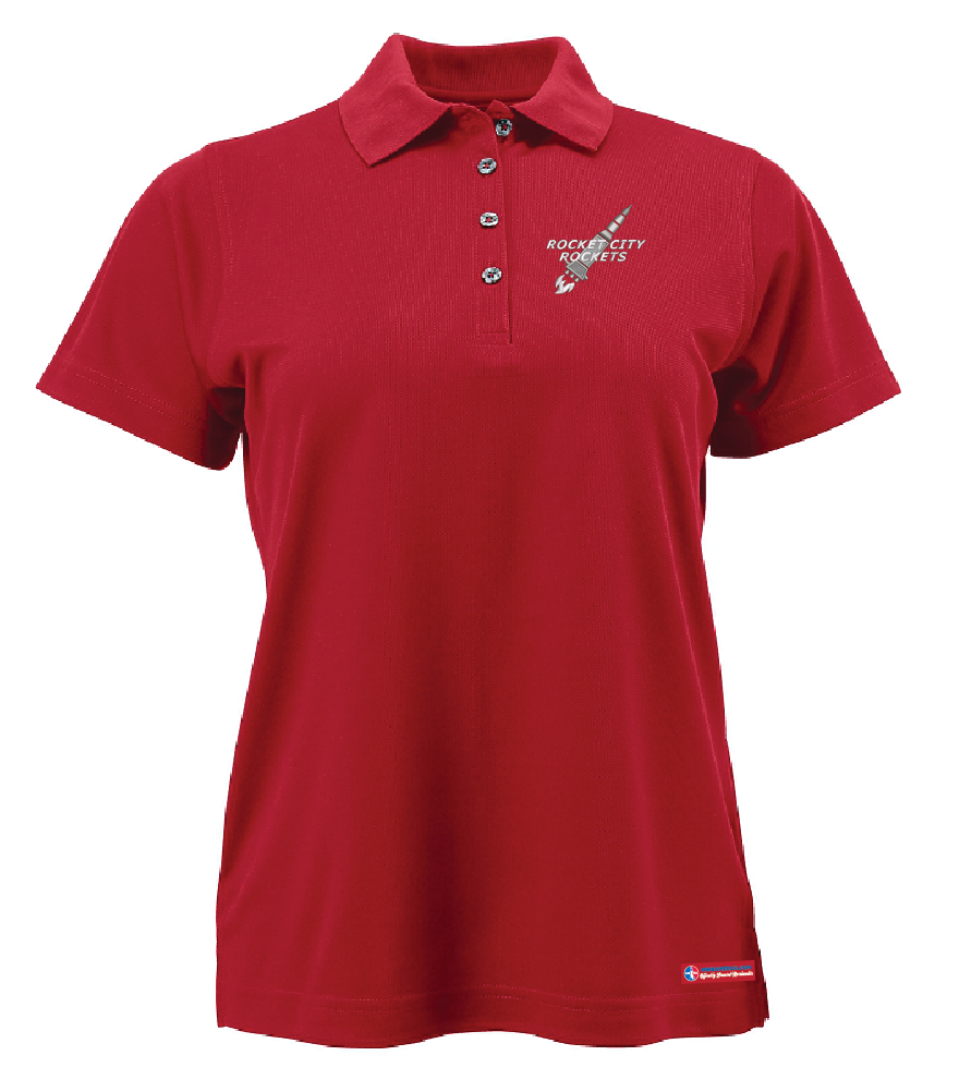 NWBA Officially Licensed: Rocket City Rockets - Women's - Performance Polo