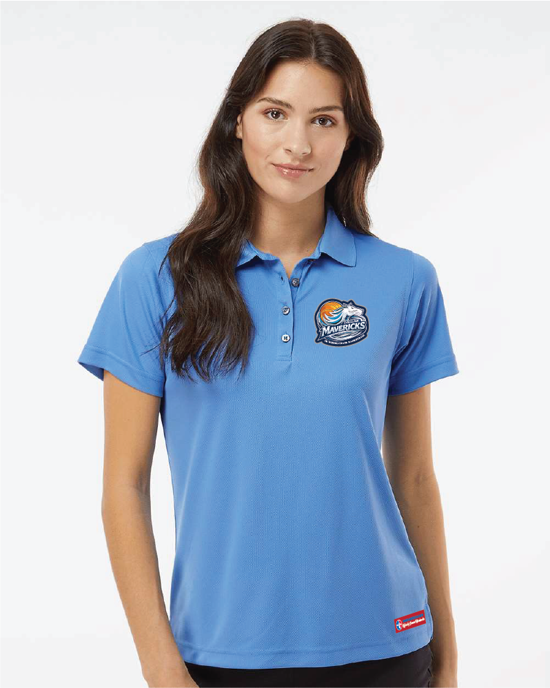 NWBA Officially Licensed: Dallas Jr Wheelchair Mavericks - Women's - Performance Polo