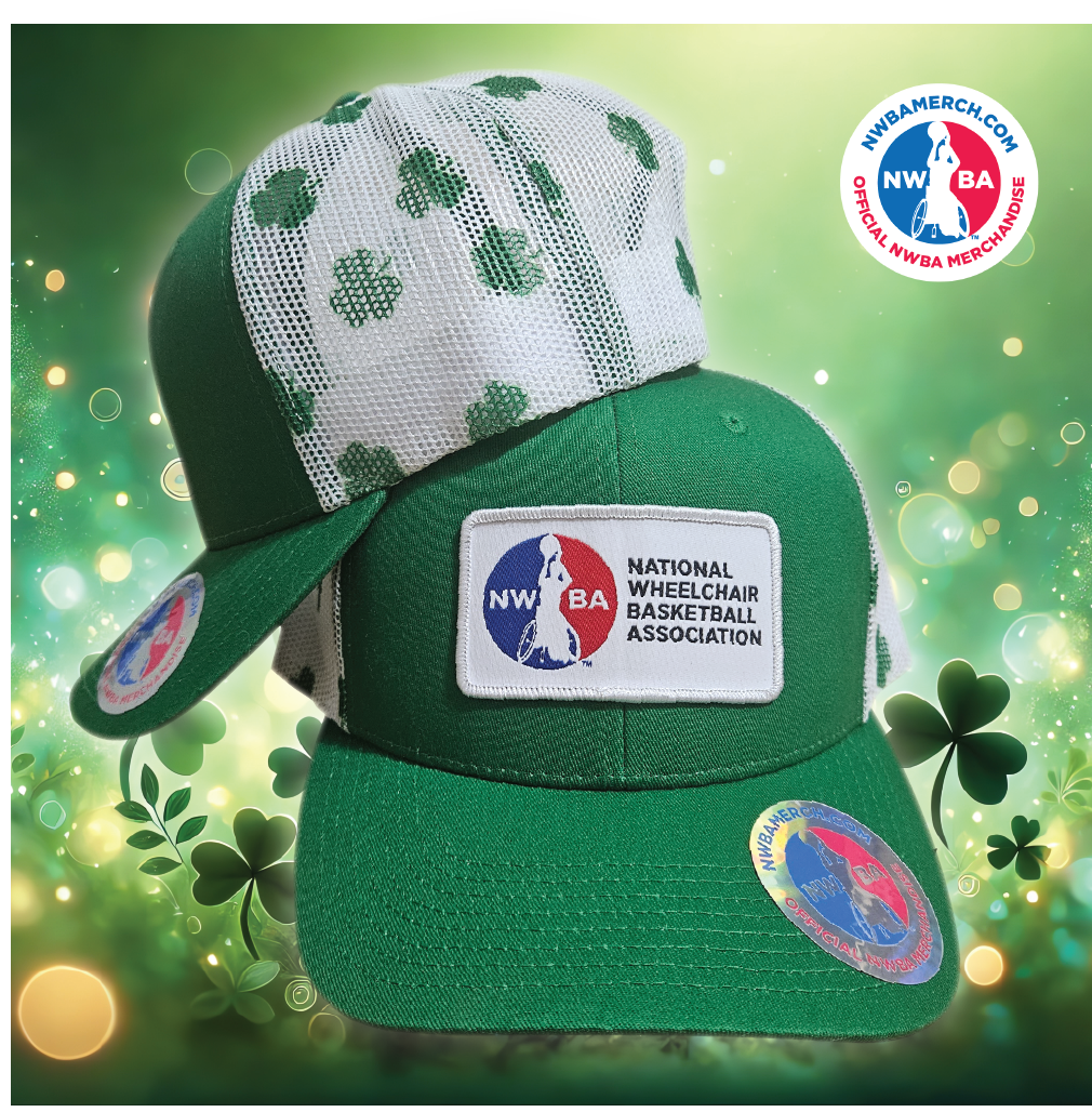 NWBA Officially Licensed - St. Patrick's Day Trucker Cap