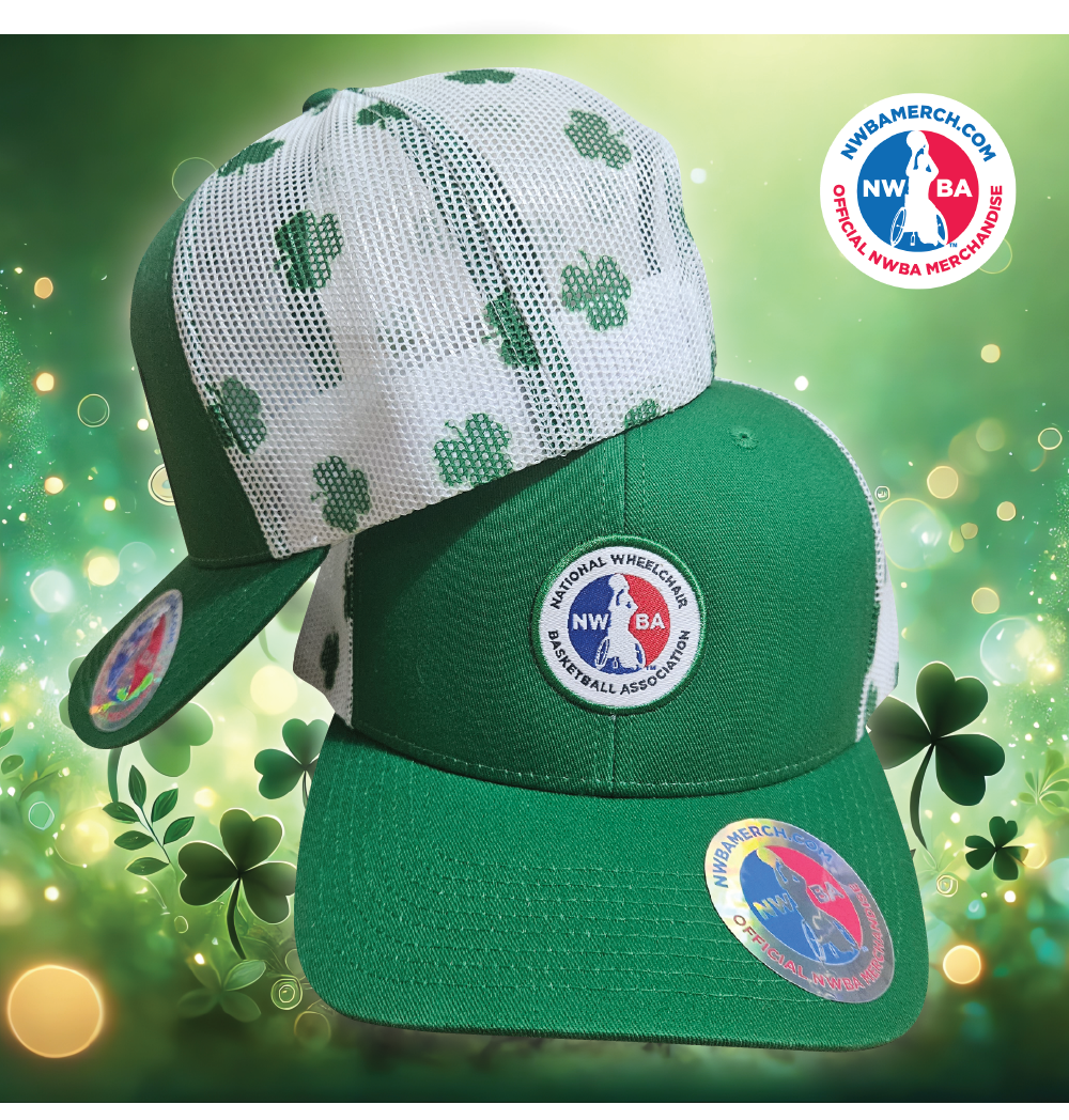 NWBA Officially Licensed - "ST. PATRICKS DAY" - TRUCKER STYLE CAP