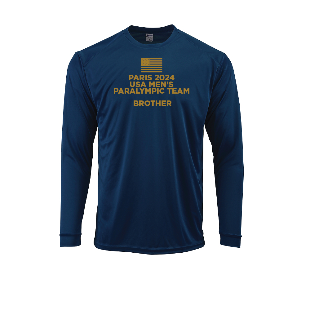 NWBA Officially Licensed: "MEN'S TEAM FLAG" - MENS Performance Shirt