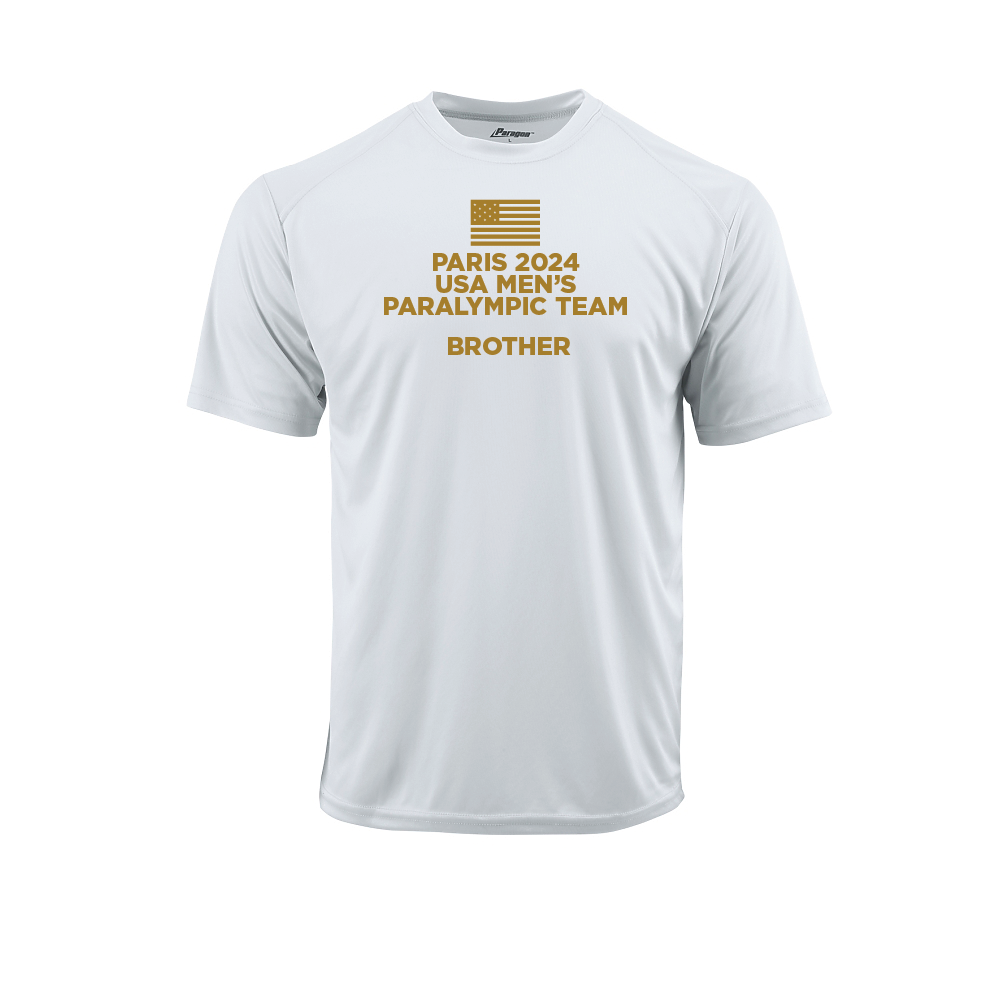 NWBA Officially Licensed: "MEN'S TEAM FLAG" - MENS Performance Shirt