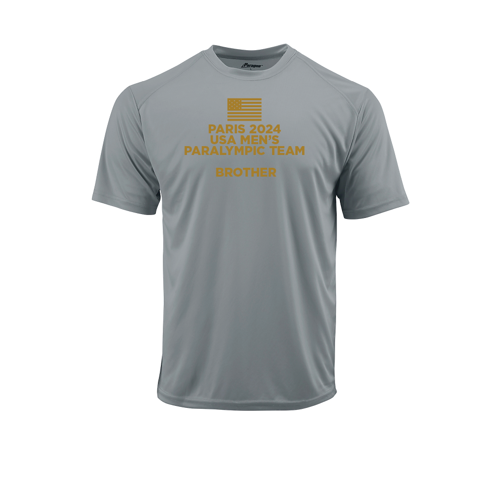 NWBA Officially Licensed: "MEN'S TEAM FLAG" - MENS Performance Shirt
