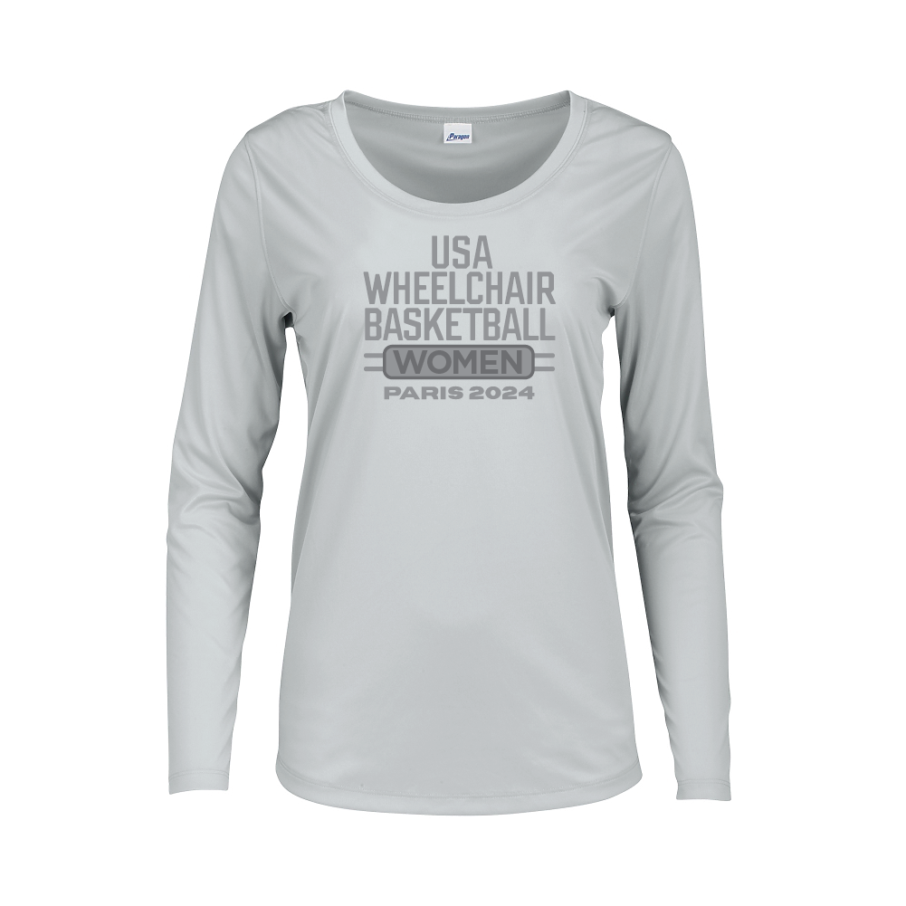 NWBA Officially Licensed: "WOMEN'S PARIS 2024" - LADIES Performance Shirt