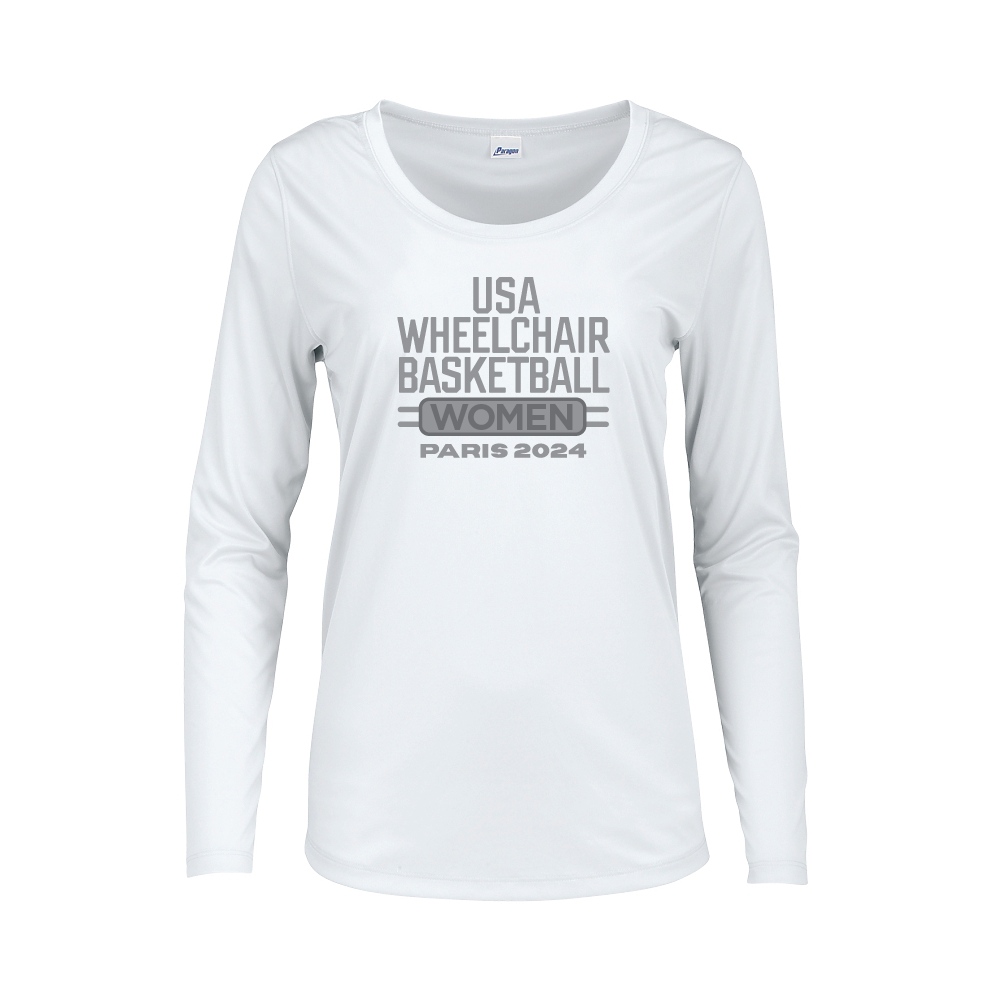 NWBA Officially Licensed: "WOMEN'S PARIS 2024" - LADIES Performance Shirt