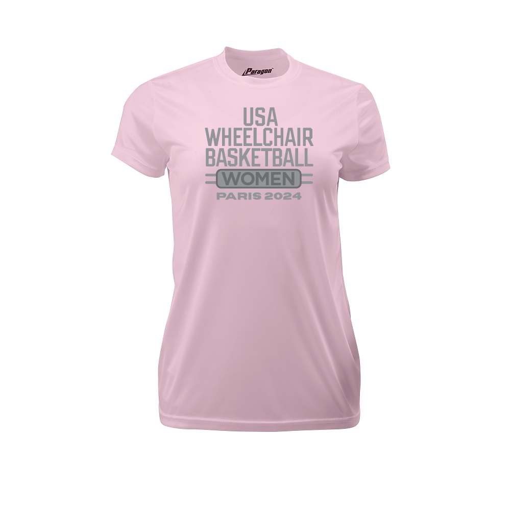 NWBA Officially Licensed: "WOMEN'S PARIS 2024" - LADIES Performance Shirt