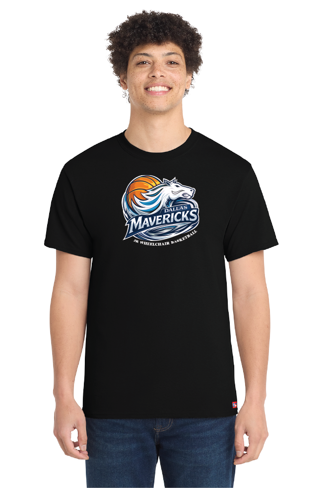 NWBA Officially Licensed - Dallas Jr Wheelchair Mavericks - Men's - T-Shirt - Cotton