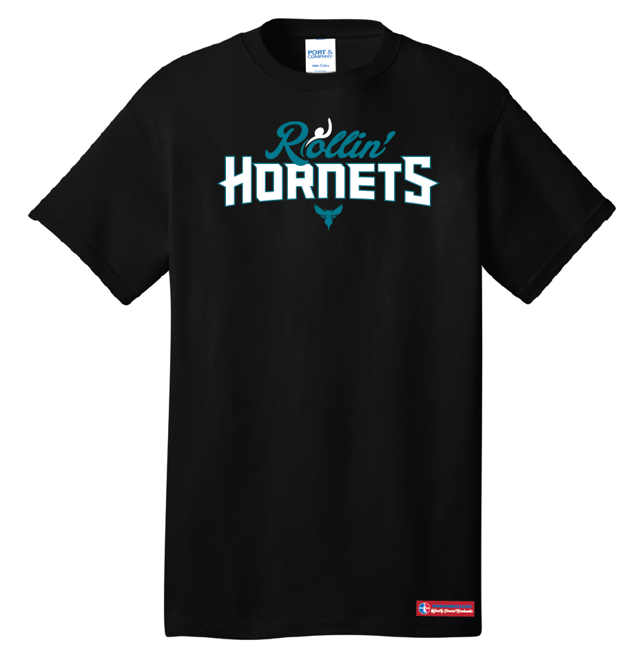 NWBA Officially Licensed - Rollin' Hornets - Men's - T-Shirt - Cotton