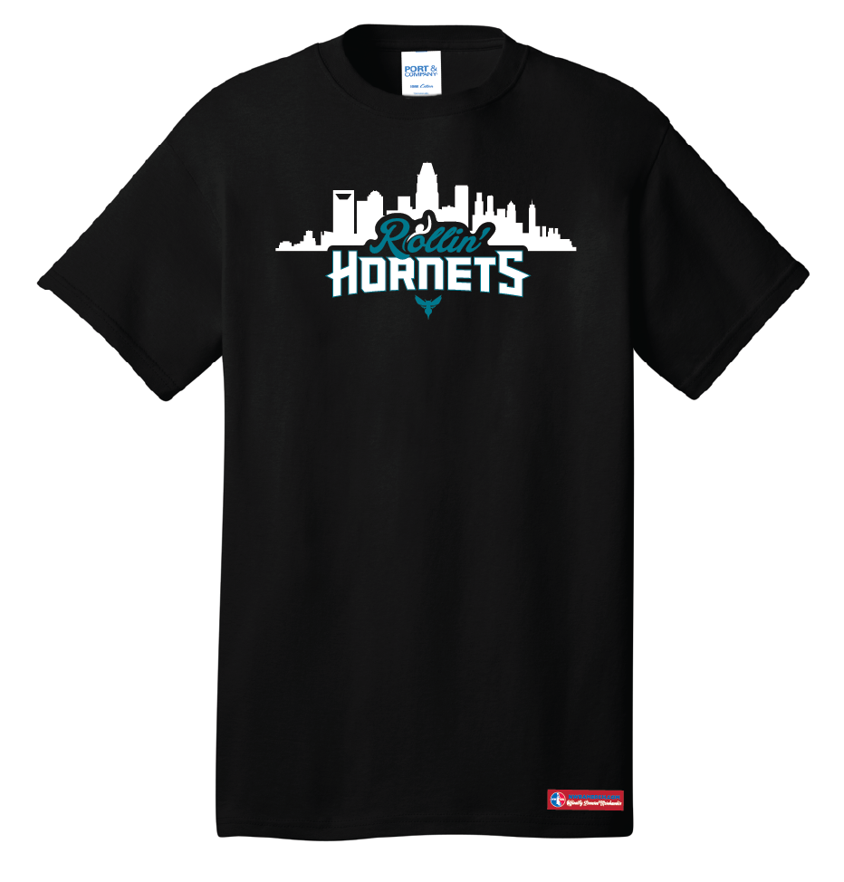 NWBA Officially Licensed - Rollin' Hornets - Men's - T-Shirt - Cotton