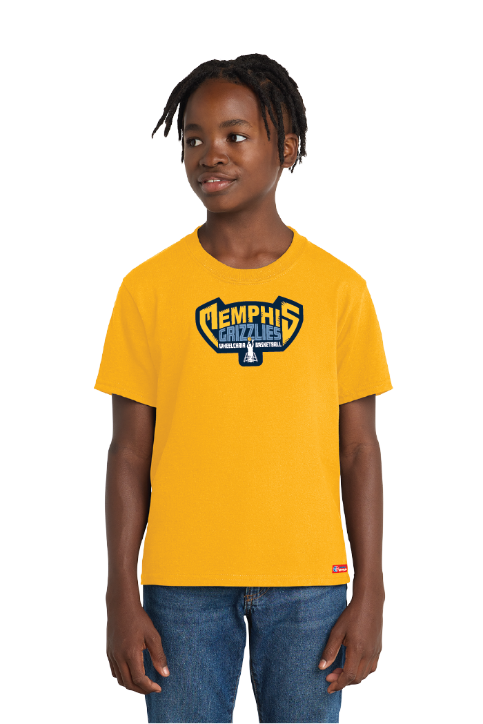 NWBA Officially Licensed - Memphis Rollin' Grizzlies - Youth - T-Shirt - Cotton