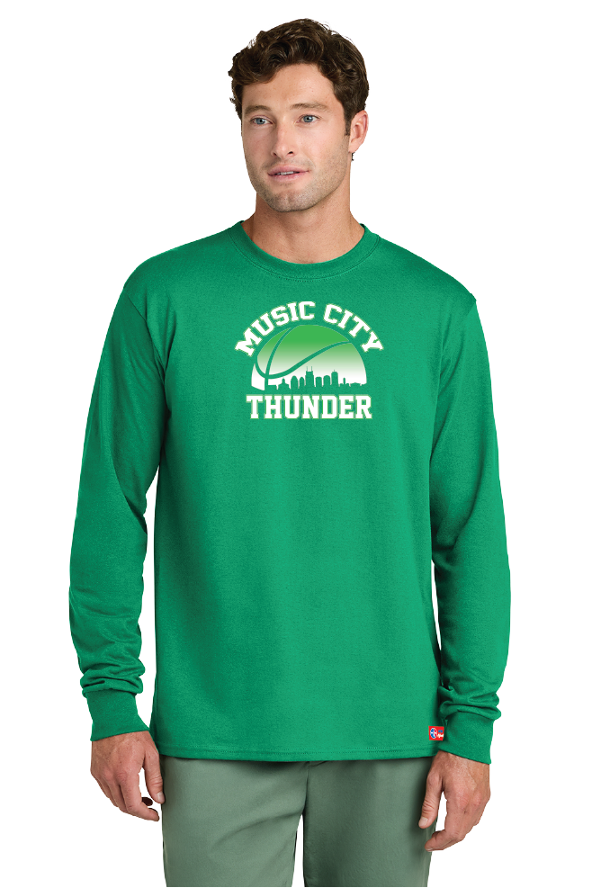 NWBA Officially Licensed - Music City Thunder - Men's - L/S T-Shirt - Cotton
