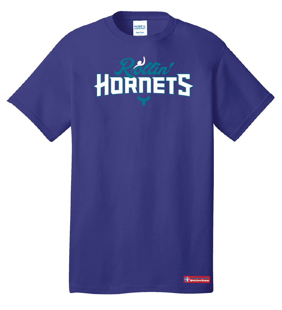 NWBA Officially Licensed - Rollin' Hornets - Men's - T-Shirt - Cotton