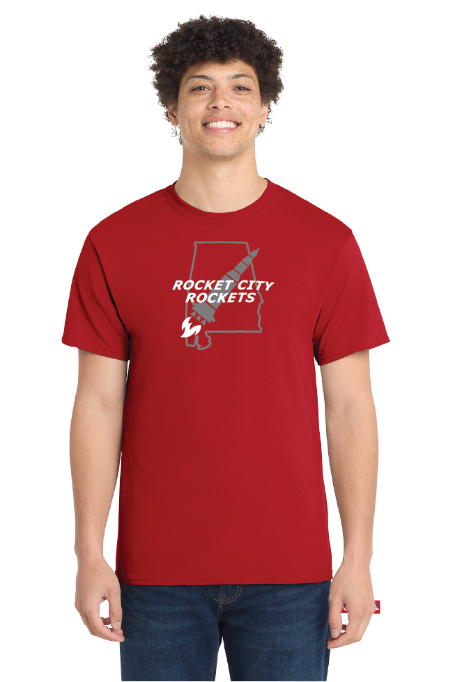 NWBA Officially Licensed - Rocket City Rockets - Men's - T-Shirt - Cotton