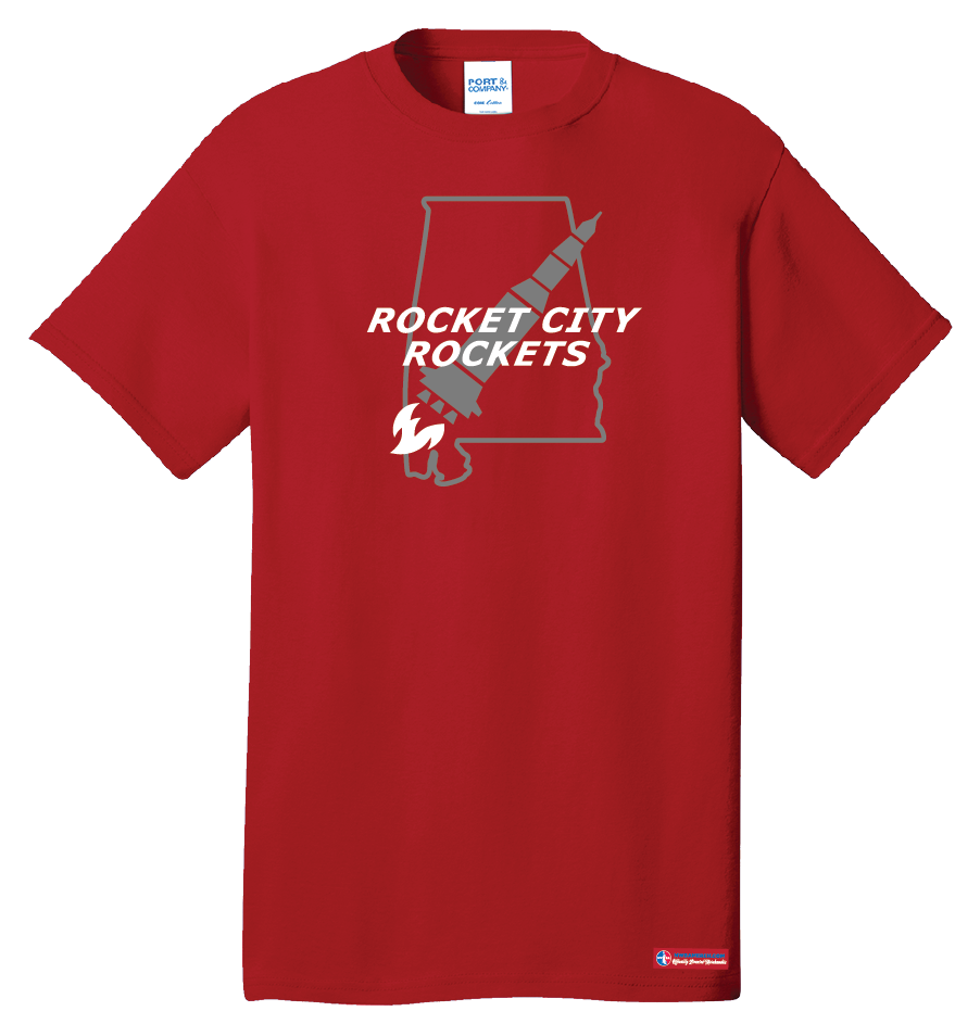 NWBA Officially Licensed - Rocket City Rockets - Youth - T-Shirt - Cotton