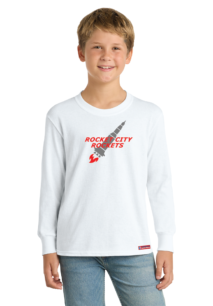 NWBA Officially Licensed - Rocket City Rockets - Youth - L/S T-Shirt - Cotton