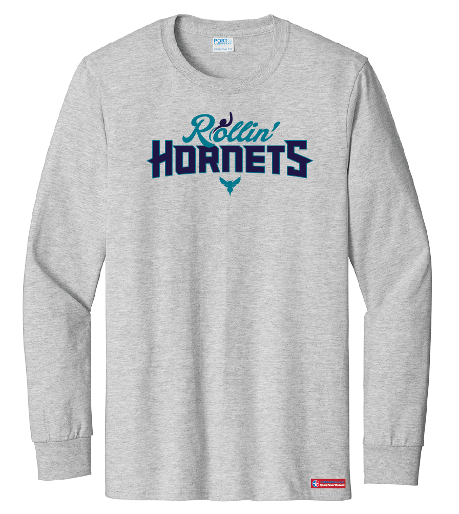 NWBA Officially Licensed - Rollin' Hornets - Men's - L/S T-Shirt - Cotton